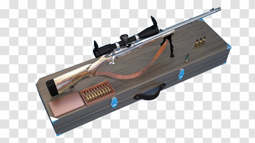 Gun Ranged Weapon - C4d R19 Transparent PNG