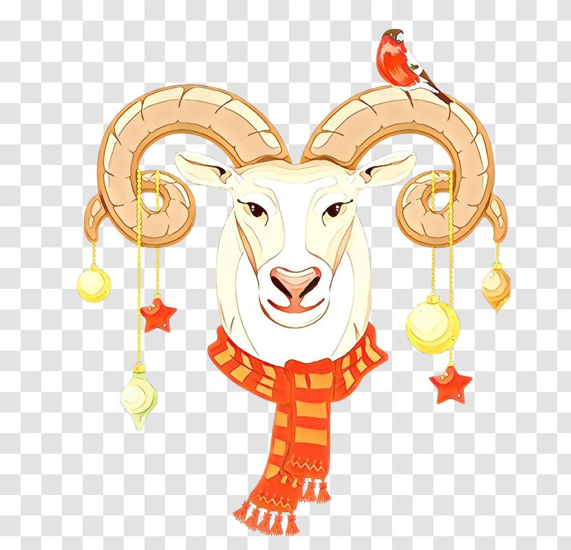 Clip Art Cartoon Aries Goats Horn Transparent PNG