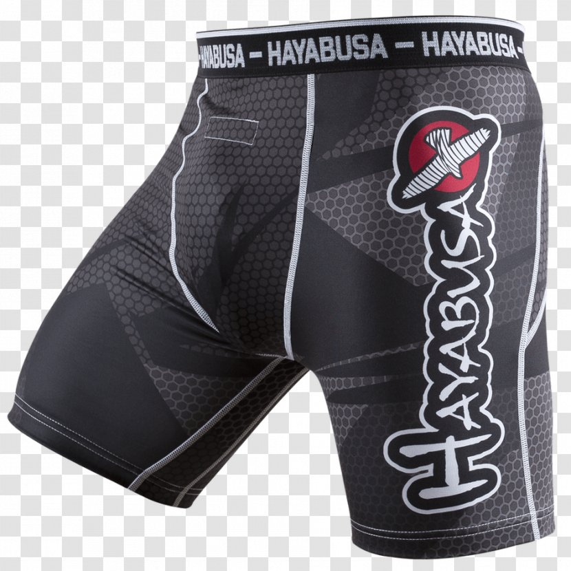 Compression Garment Shorts Clothing Suzuki Hayabusa Mixed Martial Arts - Silhouette - Reebok Transparent PNG