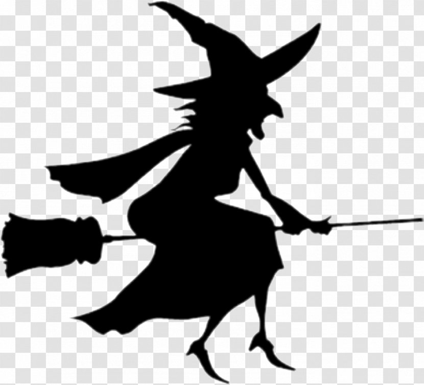 Witchcraft Witch Flying Image Silhouette Halloween Transparent PNG