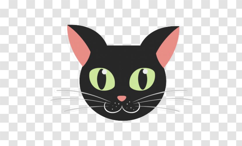 Black Cat Drawing Clip Art - Snout Transparent PNG