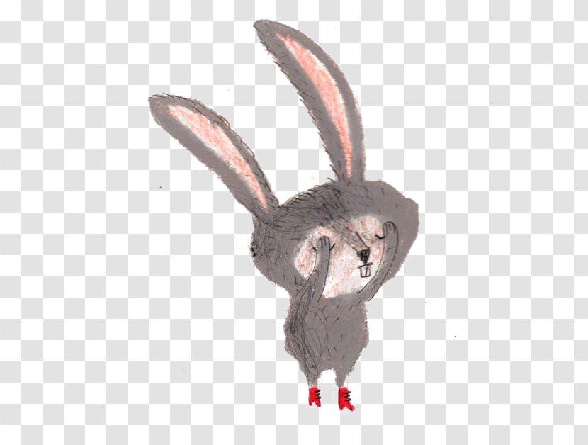 Domestic Rabbit Illustrator Drawing Illustration - Hare - Cartoon Transparent PNG