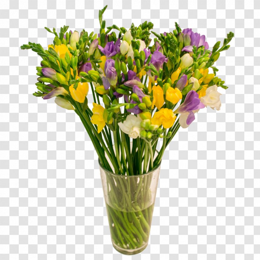 Flower Bouquet Freesia Delivery Odessa - Bride Transparent PNG
