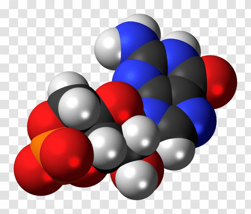 Guanosine Diphosphate Adenosine Triphosphate Molecule - Watercolor - Silhouette Transparent PNG