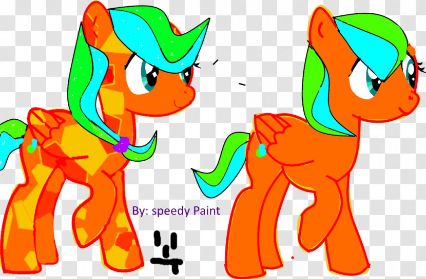 Clip Art Horse Illustration Mammal Cartoon - Orange - Zed Background Transparent PNG