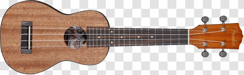 Ukulele Fender Musical Instruments Corporation Soprano Electric Guitar Gretsch - Silhouette Transparent PNG