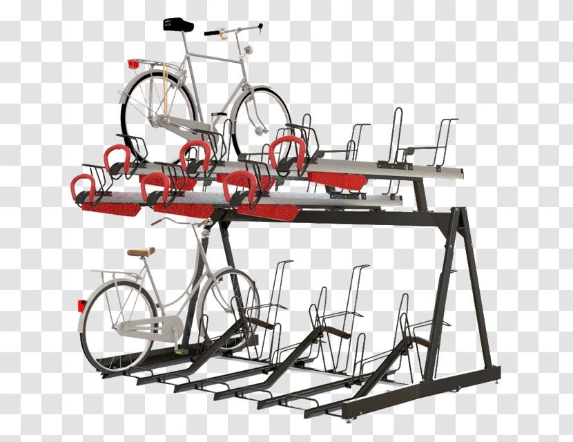 Bicycle Parking Rack Street Furniture Cycling - Gas Spring Transparent PNG