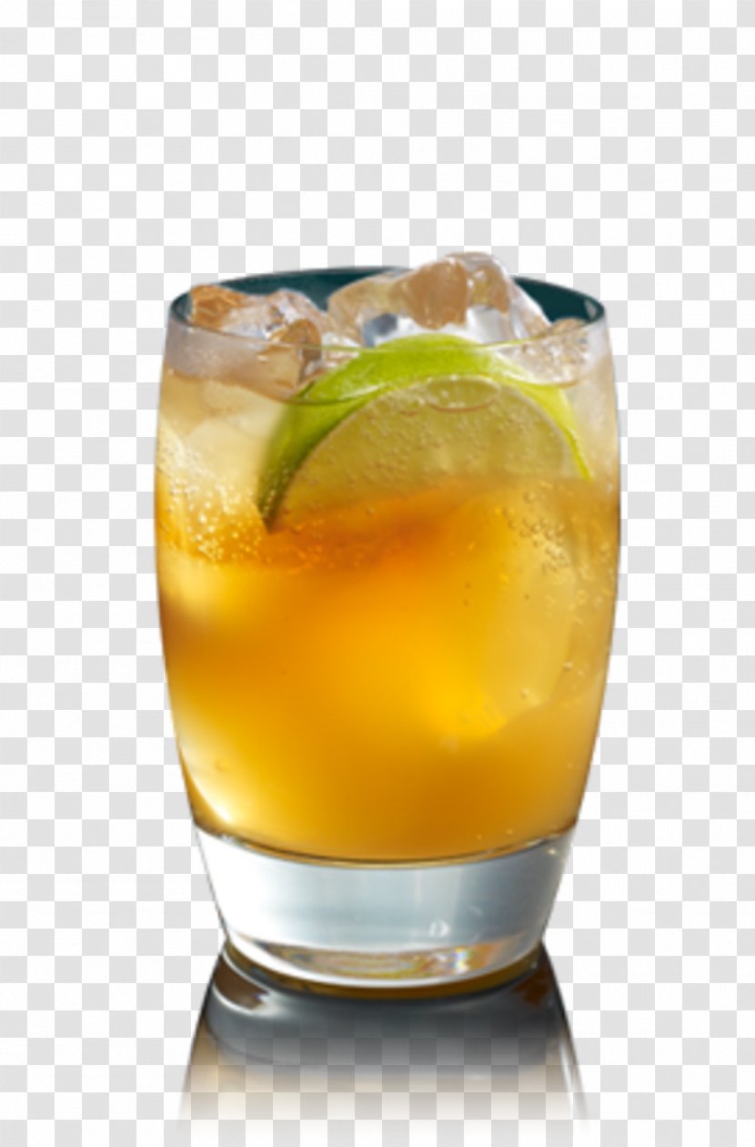 Cocktail Garnish Dark 'N' Stormy Rum Drink - Lemon Lime - Cocktails Transparent PNG