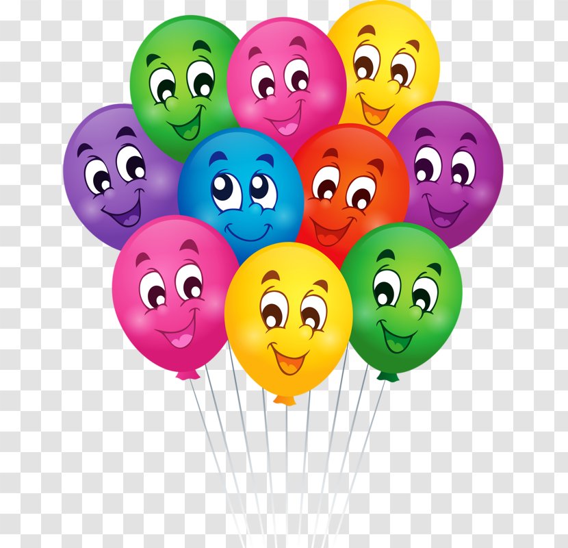 Balloon Royalty-free Clip Art - Smiley - Cartoon Faces Transparent PNG