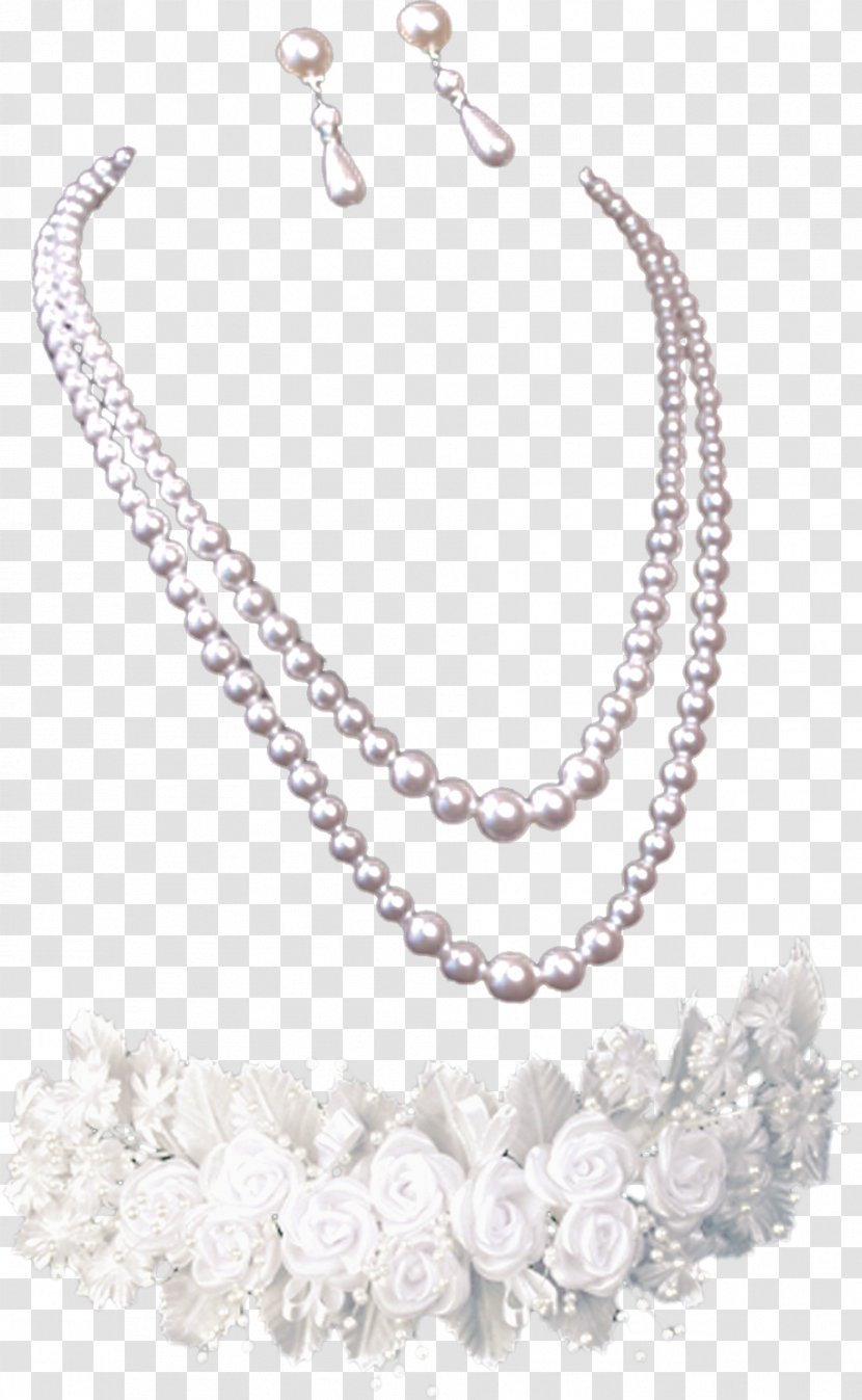 Necklace Earring Silver Jewellery Figaro Chain - Fashion Accessory Transparent PNG