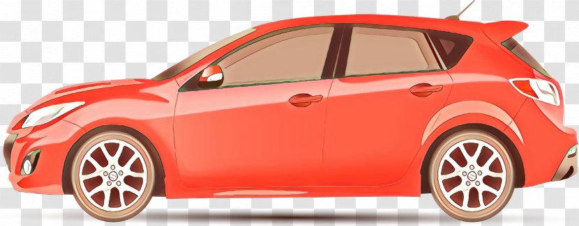 City Cartoon - Hatchback - Hot Hatch Custom Car Transparent PNG
