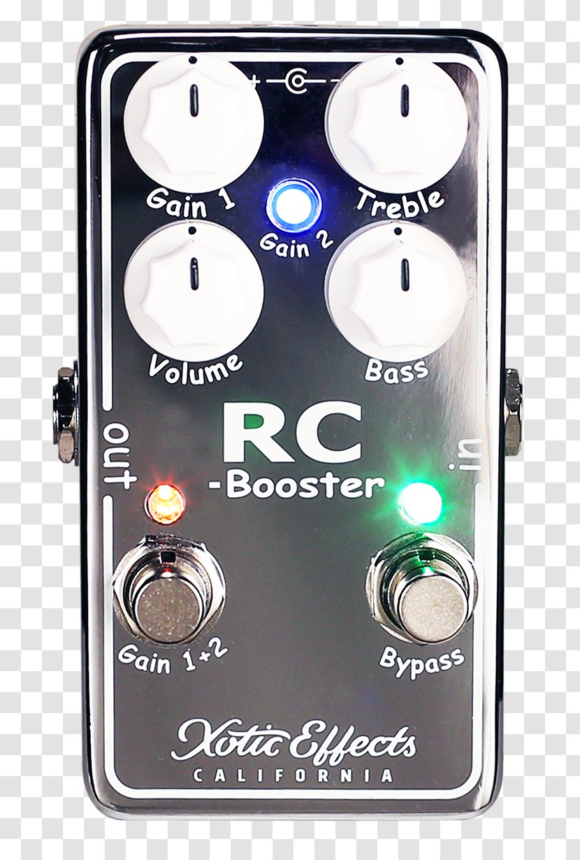 Xotic RC Booster Effects Processors & Pedals Guitarist Distortion - Scott Henderson - Guitar Pedal Transparent PNG