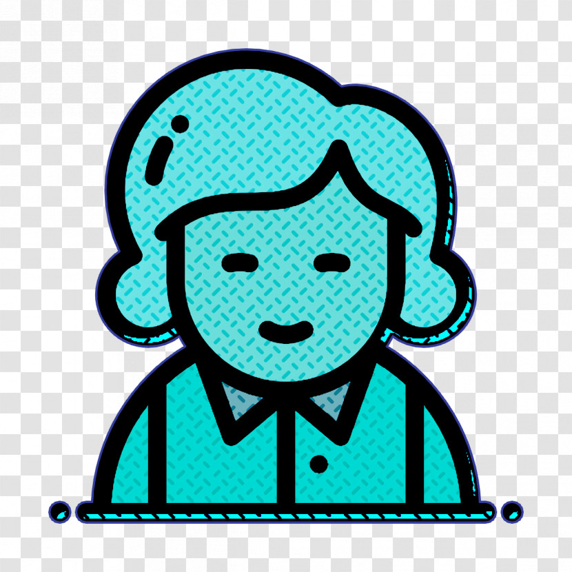 Avatars Icon Grandmother Icon Old Woman Icon Transparent PNG