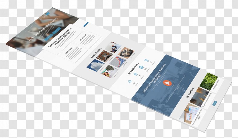Web Design - Showcase Website - Mock Transparent PNG
