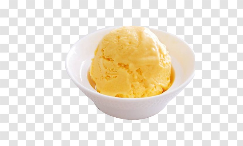 Ice Cream Gelato Sorbet Yogurt - Silhouette - Mango Mixed With Transparent PNG