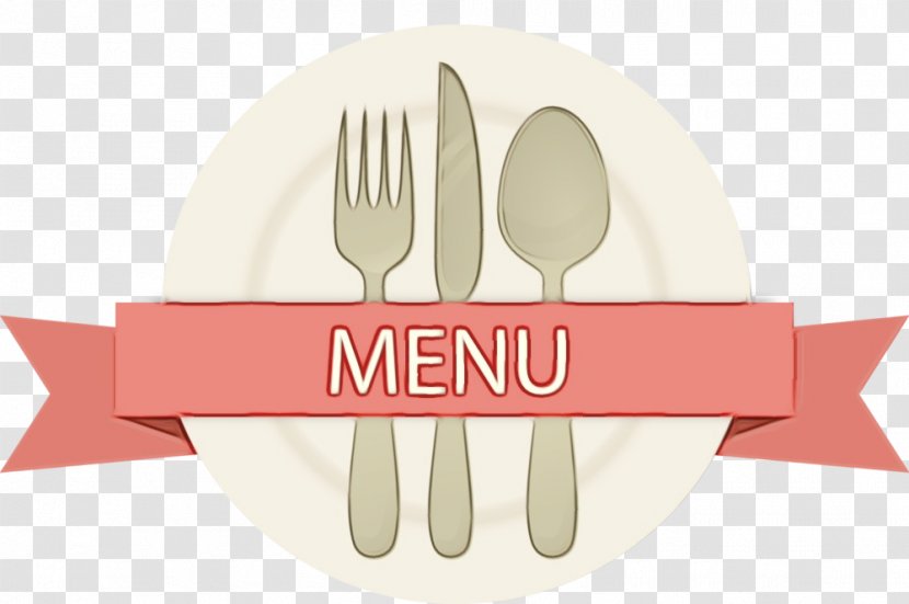 Menu Restaurant Ten Penny Lunch School Meal - Table Knife - Napkin Logo Transparent PNG
