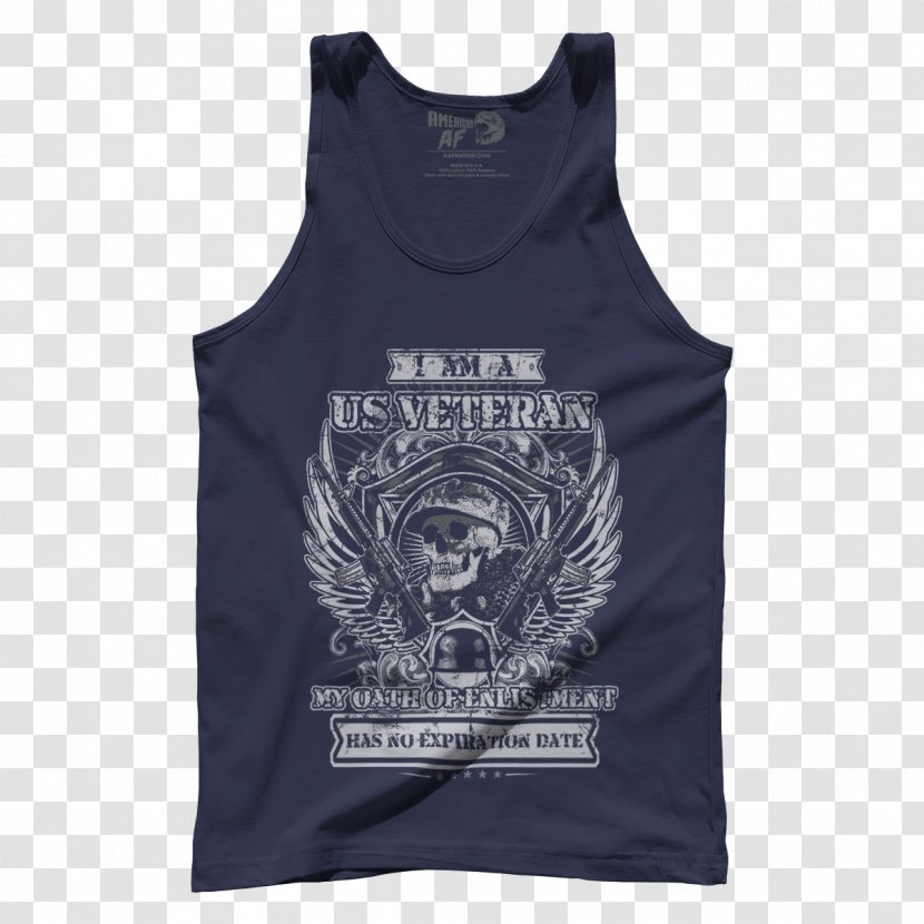 T-shirt Sleeveless Shirt Veteran Hoodie - United States Transparent PNG