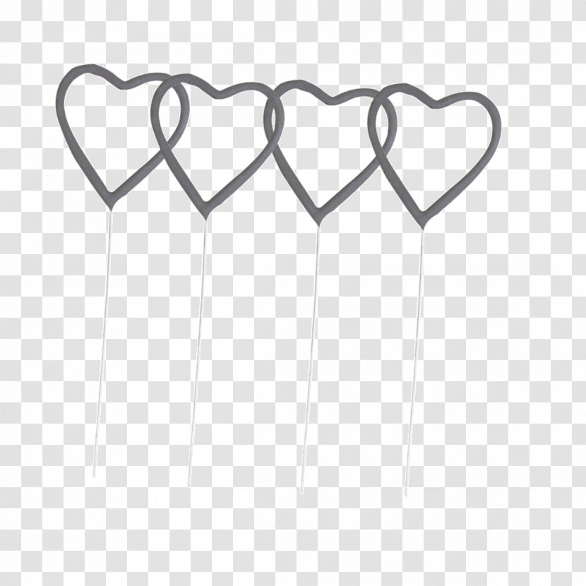 Wedding Sparkler Langhorne Party Engagement - Hand Drawn Heart-shaped Transparent PNG