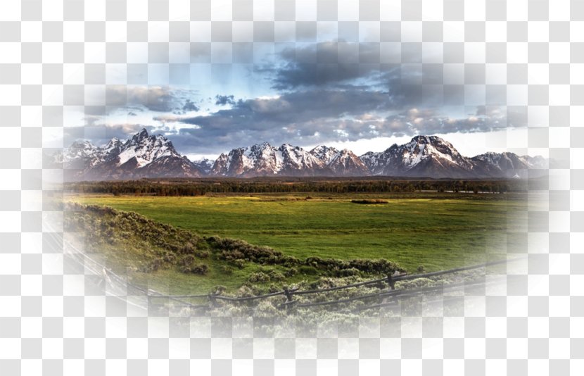 Teton Range Mountain Snake River Desktop Wallpaper Landscape - Grass Transparent PNG