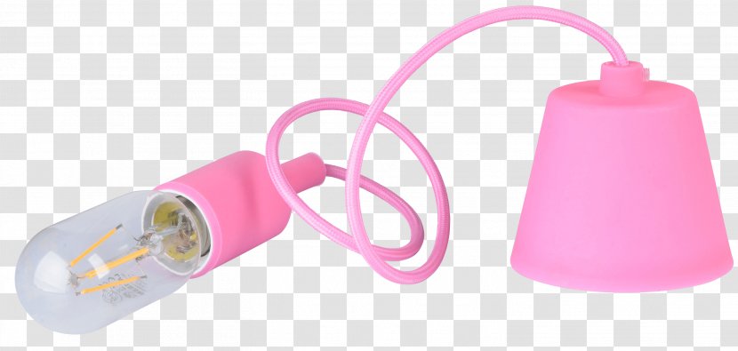 Pink M - Lightbulb Socket Transparent PNG