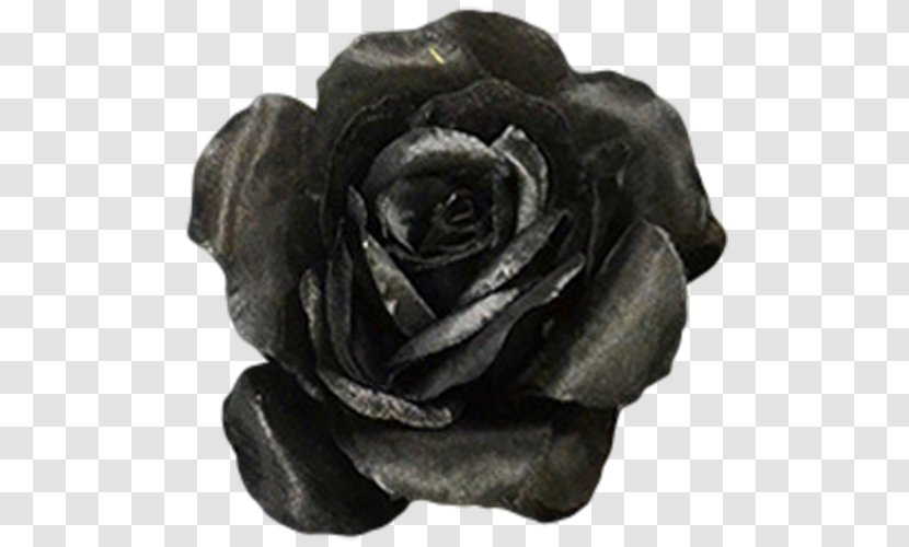 Rose Flower Black Color Ivory - Coral - Artificial Flowers Mala Transparent PNG