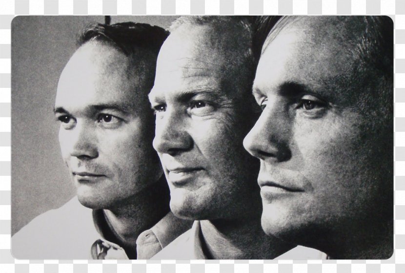 Buzz Aldrin Michael Collins Apollo 11 Neil Armstrong Program - Moon Landing Transparent PNG