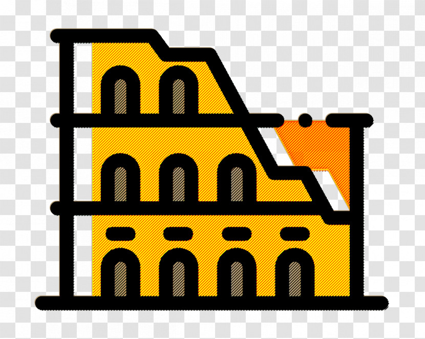 Rome Icon Colosseum Icon Landmarks And Monuments Icon Transparent PNG