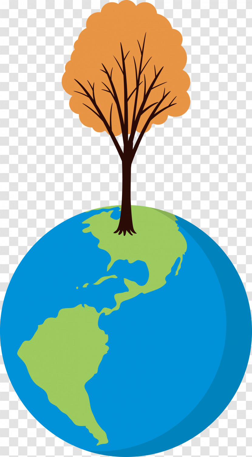 Earth Tree Go Green Transparent PNG