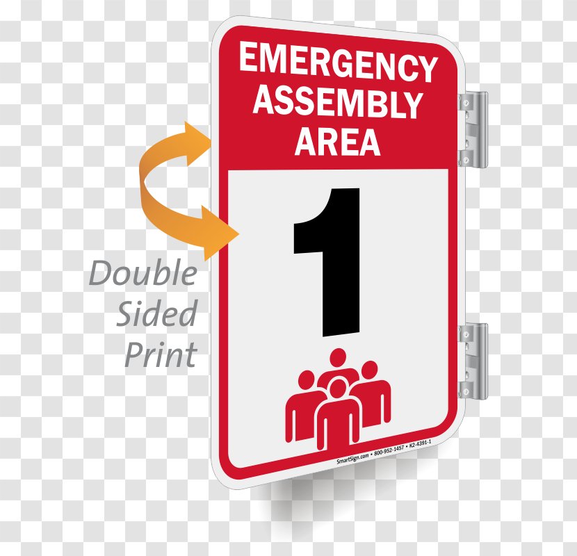 Meeting Point Sign Emergency Hazard Safety - Fire Number Transparent PNG