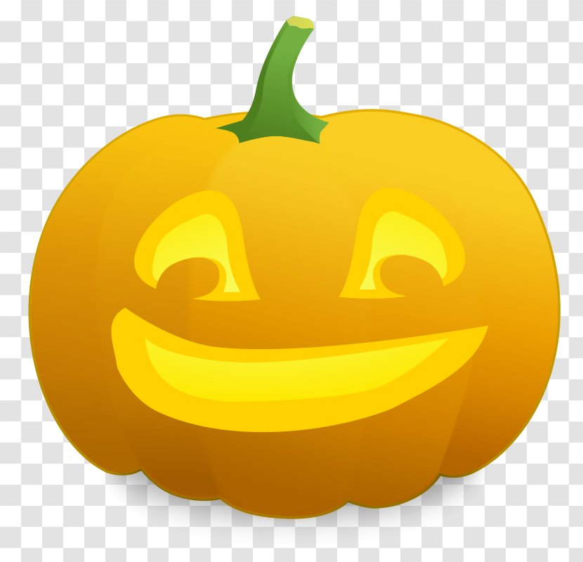 Jack-o'-lantern Halloween Clip Art - Winter Squash Transparent PNG