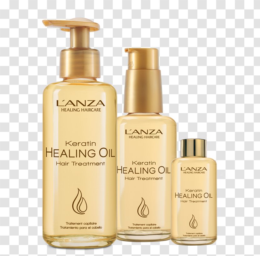 L’ANZA Keratin Healing Oil Hair Treatment Care Transparent PNG