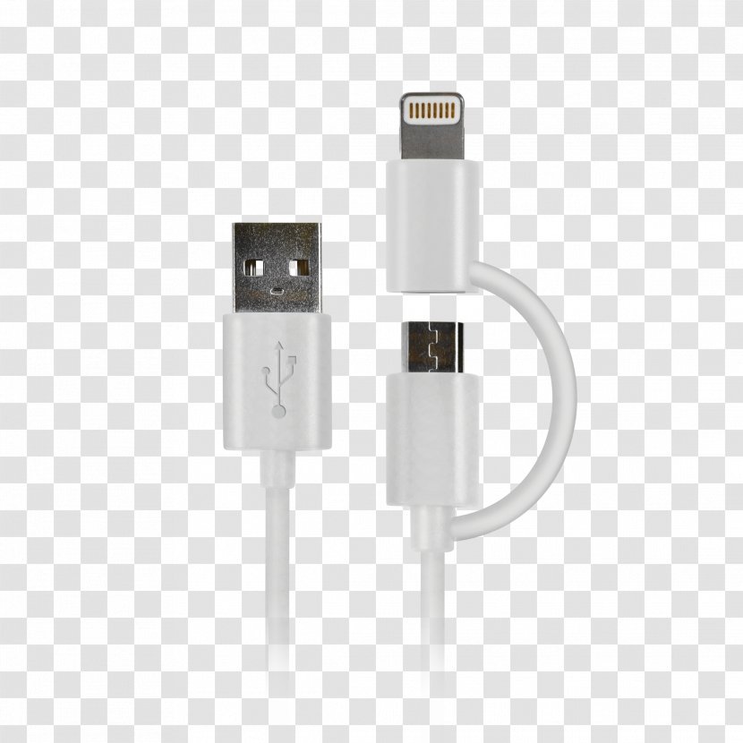 Micro-USB Lightning Battery Charger USB-C - Cable - Micro Usb Transparent PNG