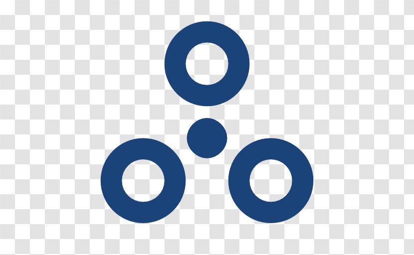 Logo Brand Circle Point - Blue Transparent PNG