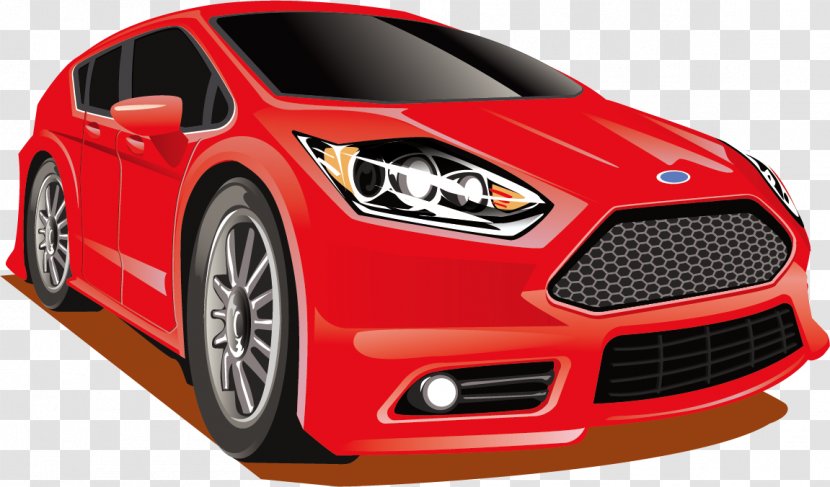 2015 Ford Fiesta Car Motor Company - Red Net Transparent PNG