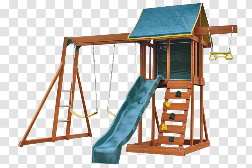 Playground Slide Swing Jungle Gym Climbing - Wood Transparent PNG