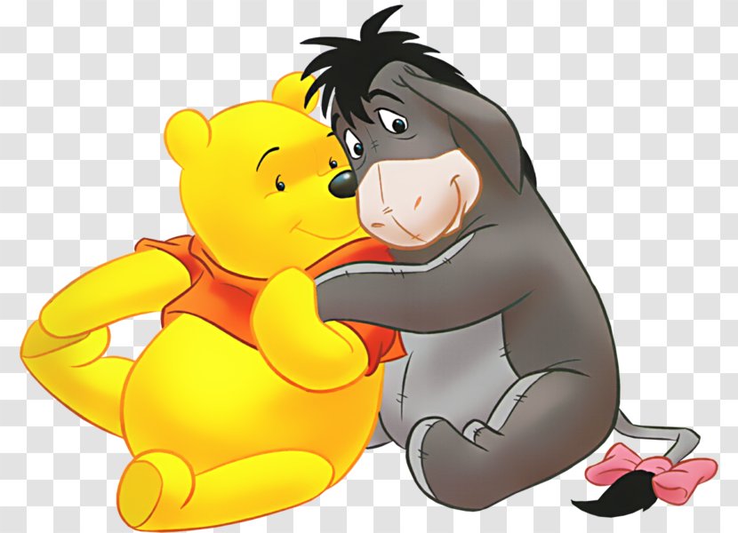 Eeyore Winnie-the-Pooh Piglet Roo Rabbit - Cartoon - Winnie The Pooh Transparent PNG