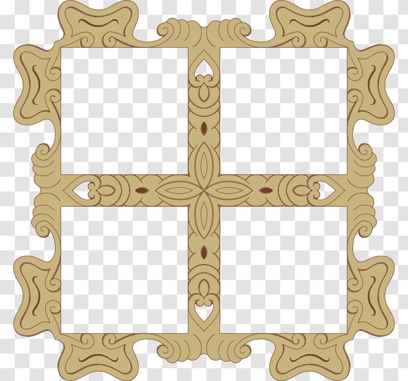 Picture Frames Ornament Pattern - Symbol - Cross Transparent PNG