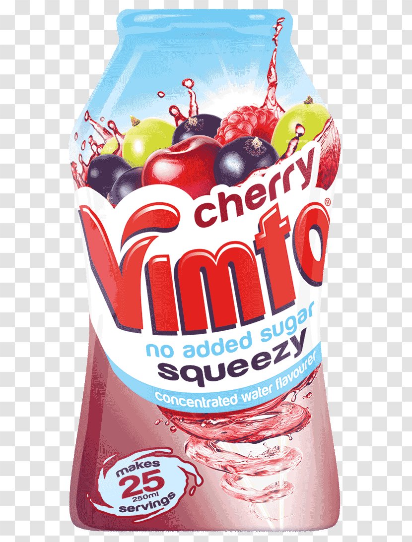Vimto Concentrate Sugar Flavor Bottle - Food - Cherry Juice Transparent PNG