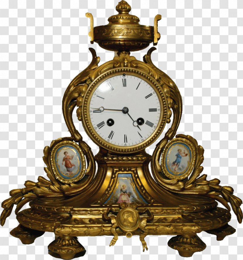 Mantel Clock Floor & Grandfather Clocks Antique Movement - Auction Transparent PNG