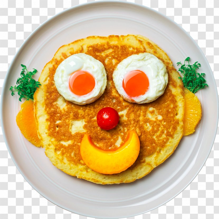 Pancake Recipe Full Breakfast Fried Egg - Tomato Face Transparent PNG