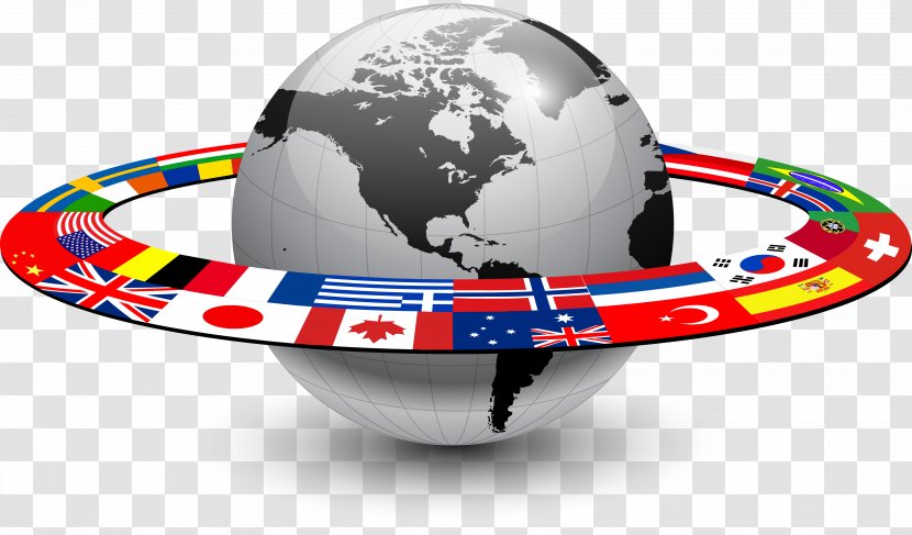 Globe Flags Of The World - Flag - WORLD Transparent PNG