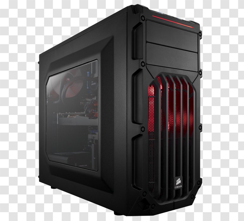 Computer Cases & Housings Power Supply Unit Red Steel ATX Corsair Components Transparent PNG