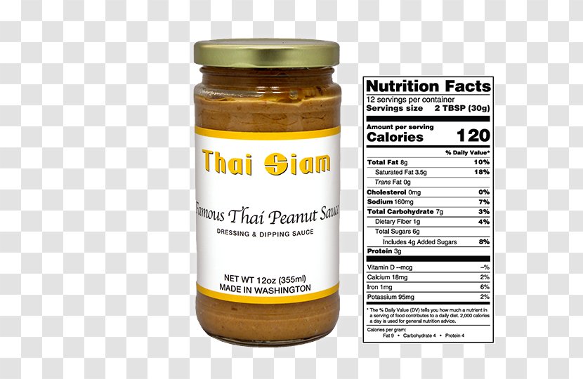 Thai Cuisine Condiment Sauce Sweetness - Sugar - Peanut Satay Transparent PNG
