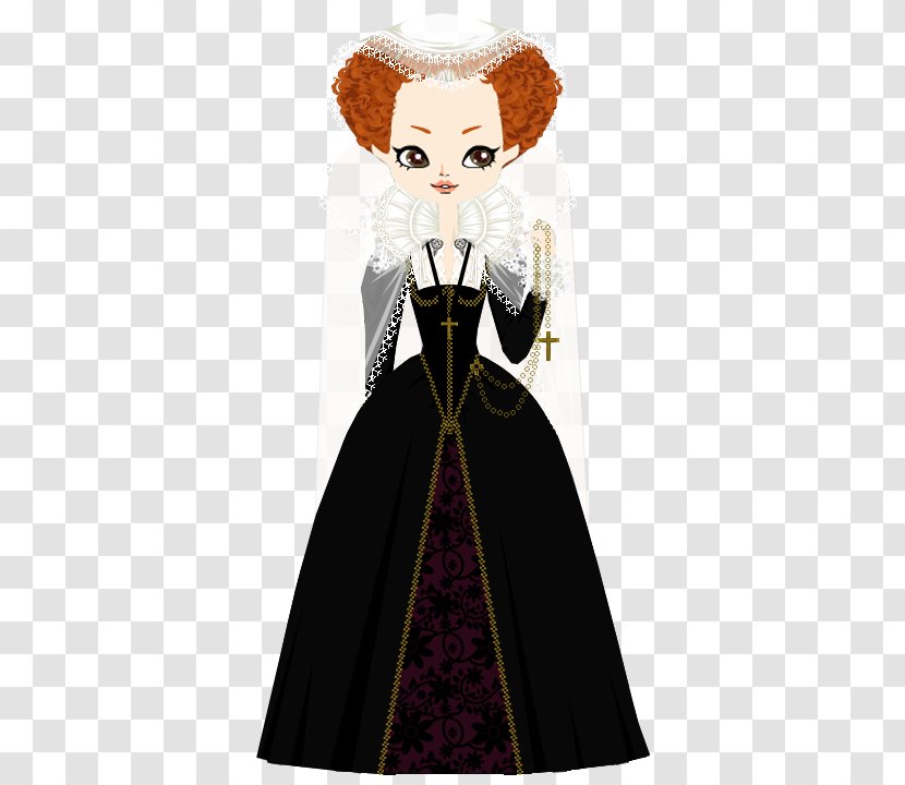 Cartoon Female Drawing - Robe - Gown Transparent PNG