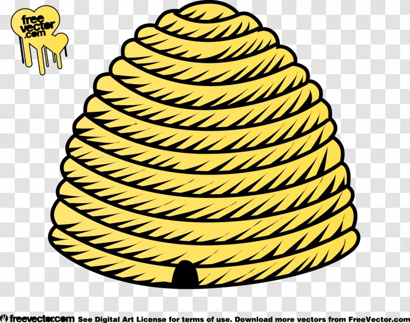 Beehive Cartoon Clip Art - Vector Honeycomb Transparent PNG