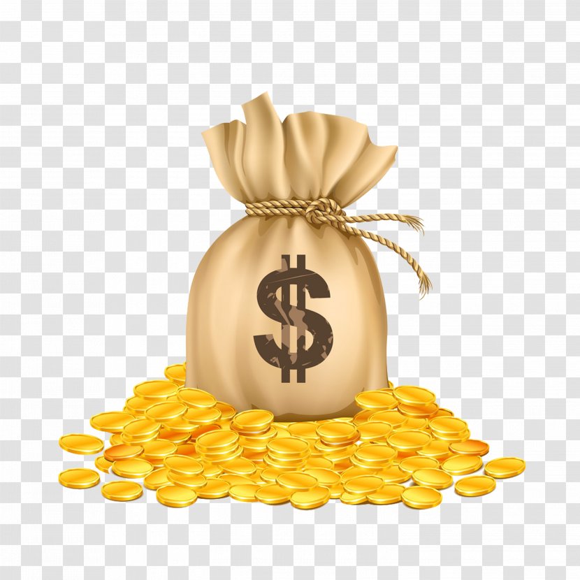 Gold Coin Stock Illustration Money - Fotosearch - Purse Transparent PNG