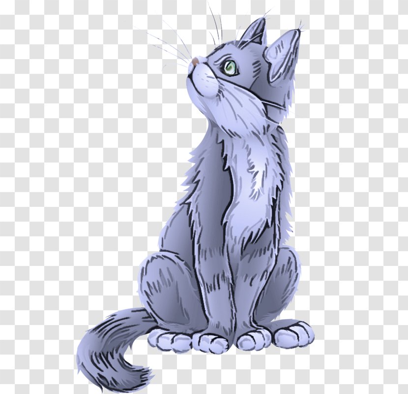 Cat Whiskers Small To Medium-sized Cats Cartoon Tail - Drawing Line Art Transparent PNG