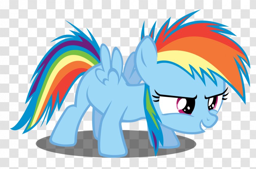 Rainbow Dash My Little Pony Rarity Pinkie Pie - Silhouette Transparent PNG
