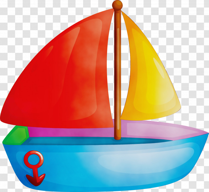 Boat Orange S.a. Transparent PNG