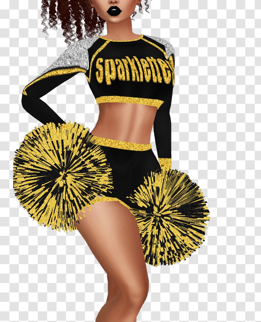 Cheerleading Uniforms - Yellow - Uniform Transparent PNG